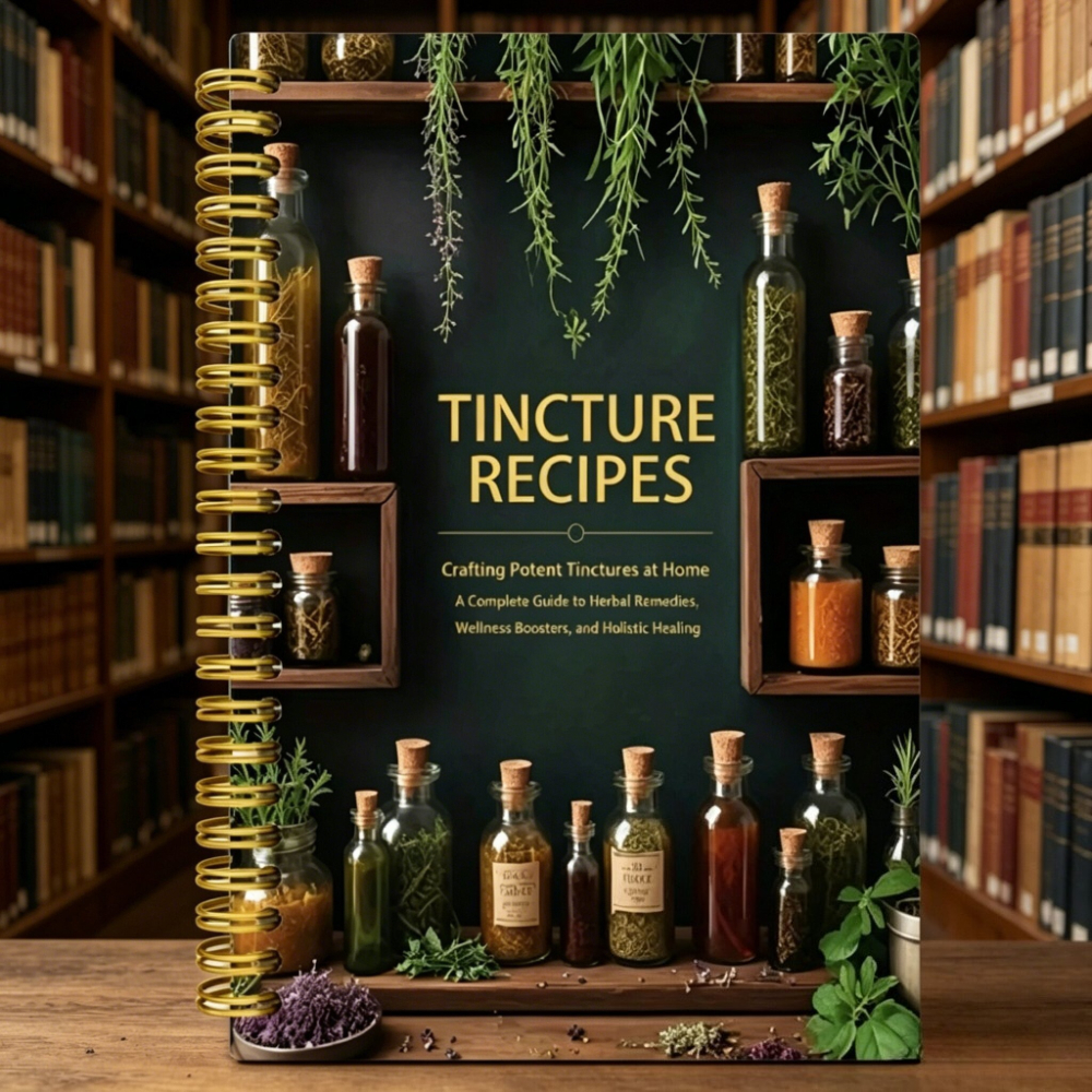 Herbal Wellness Guide - Tincture Recipes Book Crafting Potent Tinctures