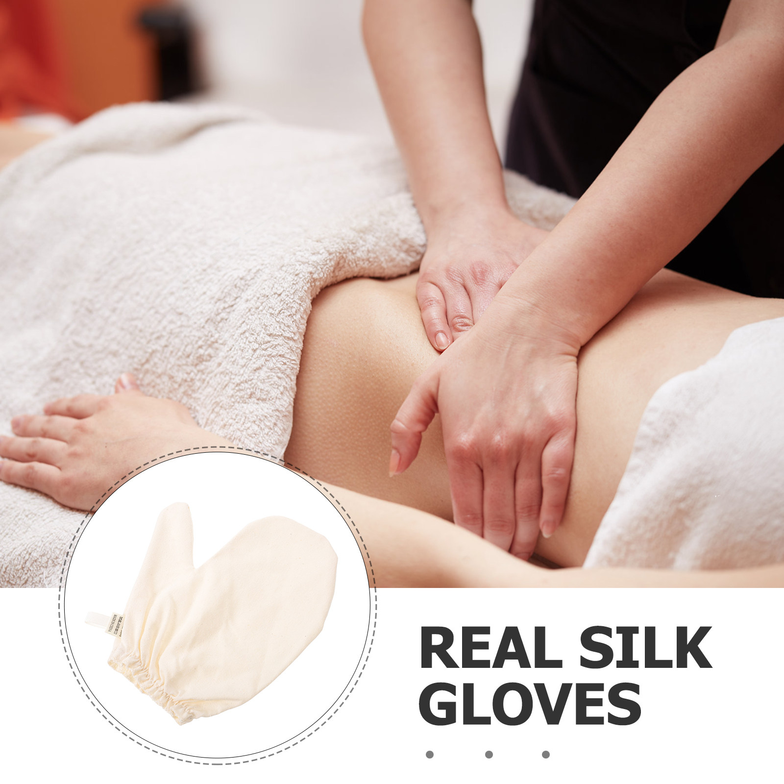 Raw Silk Glove Exfoliator for  - đánh giá và giá Ayurvedic & Herbal Wellness Kits