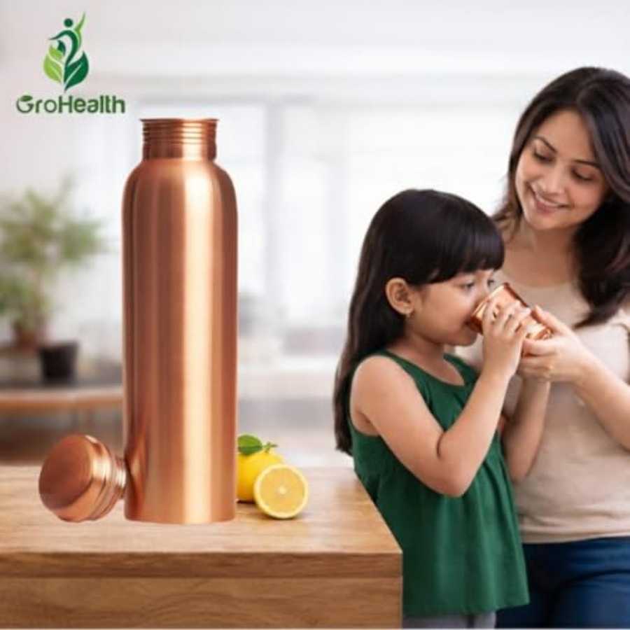 Pure Copper Water 34oz 1 Litre - đánh giá và giá Ayurvedic & Herbal Wellness Kits