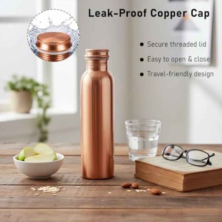 Pure Copper Water 34oz 1 Litre - đánh giá và giá Ayurvedic & Herbal Wellness Kits