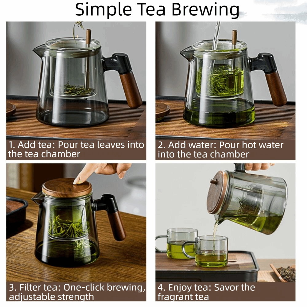 One-Touch Drip Glass Teapot 65 - đánh giá và giá Herbal Wellness Products